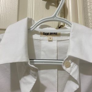 NWT Djerf Avenue S White Breezy Shirt
